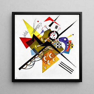 Sur blanc II - Wassily Kandinsky | Poster - Toile - Aluminium