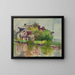 Kanal von Georgetown, Washington DC - Susan Brown Chase — gerahmtes Bild an der Wand