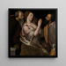 Suzanne e i due anziani - Michiel Coxie — quadro incorniciato alla parete