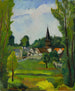 Kirche der alten Mühle bei Compiègne Oise - Suzanne Valadon — Ansicht des Kunstwerks