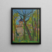 Paesaggio a Saint - Bernard, Ain - Suzanne Valadon — quadro incorniciato alla parete