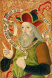Der Prophet Moses - Schwäbische Schule — Ansicht des Kunstwerks