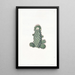 Mammillaria effilée - Sydenham Edwards — framed artwork on a wall