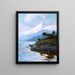Iliamna dall'altra parte di Cook Inlet - Sydney Mortimer Laurence — quadro incorniciato alla parete