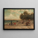 Scène di spiaggia - Sylvester Phelps Hodgdon — quadro incorniciato alla parete