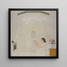 Sylvie and her dog Champagne - Bernard Boutet de Monvel — framed artwork on a wall