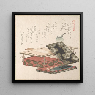 Table et ensemble d'écriture - Kubo Shunman