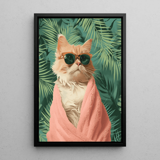 Tableau Chat Tropical