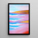 Quadro Colorato – Spiaggia Pastello | Poster Paesaggio Marittimo Colori Morbidi | Decorazione Rilassante per Soggiorno, Camera o Ufficio