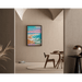 Gemälde Coloré – Wellen Pastell | Poster Meeresküste Sanfte Töne | Beruhigende Dekoration für Wohnzimmer, Schlafzimmer oder Ferienhaus