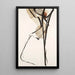 Quadro decorativo – linee ed equilibrio | Poster astratto minimalista beige e nero
