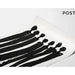 Dekoratives Gemälde – Einfarbige Silhouetten | Poster Minimalistische Abstrakte Schwarz-Weiß | Eleganter Poster einer stilisierten Menschengruppe