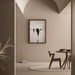 Quadro Design – Silhouette Urbane | Poster Nero e Bianco Minimalista Contemporaneo | Poster Pulito per Interni Moderni