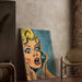 Pop Art-Gemälde – Überraschung am Telefon | Poster im Vintage-Retro-Stil BD