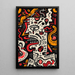 Poster Pop Art – Visage Déstructuré | Poster Abstraite Colorée Style Graphique Brut