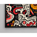 Poster Pop Art – Visage Déstructuré | Poster Abstraite Colorée Style Graphique Brut