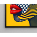 Quadro Pop Art – Visage Pop | Poster Grafico Colorato Stile Lichtenstein
