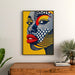 Quadro Pop Art – Visage Pop | Poster Grafico Colorato Stile Lichtenstein