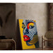 Quadro Pop Art – Visage Pop | Poster Grafico Colorato Stile Lichtenstein
