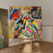 Riproduzione del dipinto a La Macchia Rossa - Wassily Kandinsky