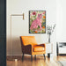 Quadro tigre - Tigre Rosa Floral