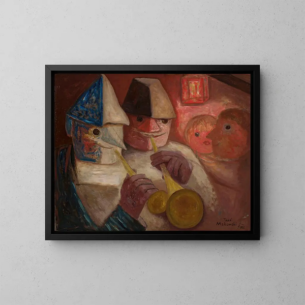 Balle - Tadeusz Makowski — gerahmtes Bild an der Wand