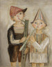 Jungen mit ländlichen Rohren - Tadeusz Makowski — Ansicht des Kunstwerks