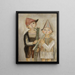 Jungen mit ländlichen Rohren - Tadeusz Makowski — gerahmtes Bild an der Wand