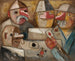 Gioco di carte - Tadeusz Makowski — vista dell’opera