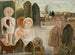 Kinder in einer Dorfgasse - Tadeusz Makowski — Ansicht des Kunstwerks
