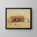Maison - Tadeusz Makowski — quadro incorniciato alla parete