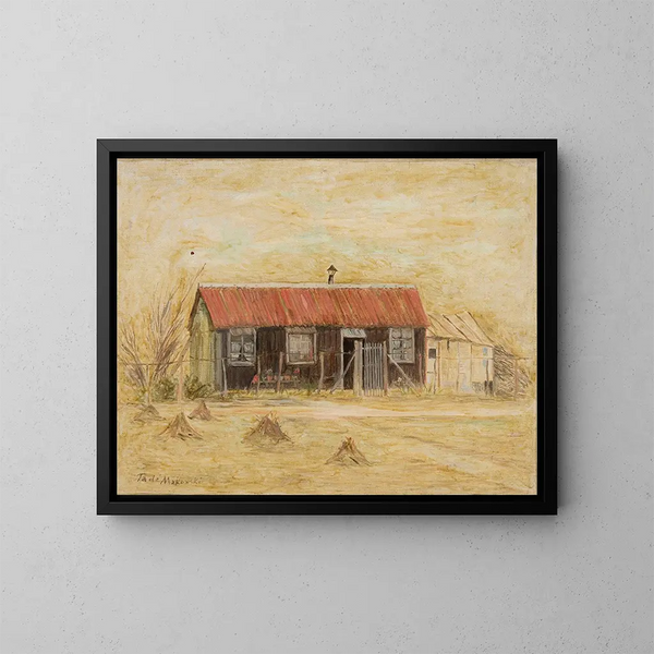 Haus - Tadeusz Makowski — gerahmtes Bild an der Wand
