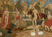 Gartenszene mit Figuren und Schwänen - Tadeusz Makowski — Ansicht des Kunstwerks