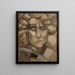 Kopf - Tadeusz Makowski — gerahmtes Bild an der Wand