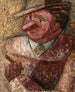 Ritratto di un uomo con cappello e sigaro - Tadeusz Makowski — vista dell’opera