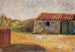 Fattoria rurale con un puledro bianco - Tadeusz Makowski — vista dell’opera