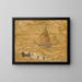 Bateau à voile sur la mer - Tadeusz Makowski — quadro incorniciato alla parete