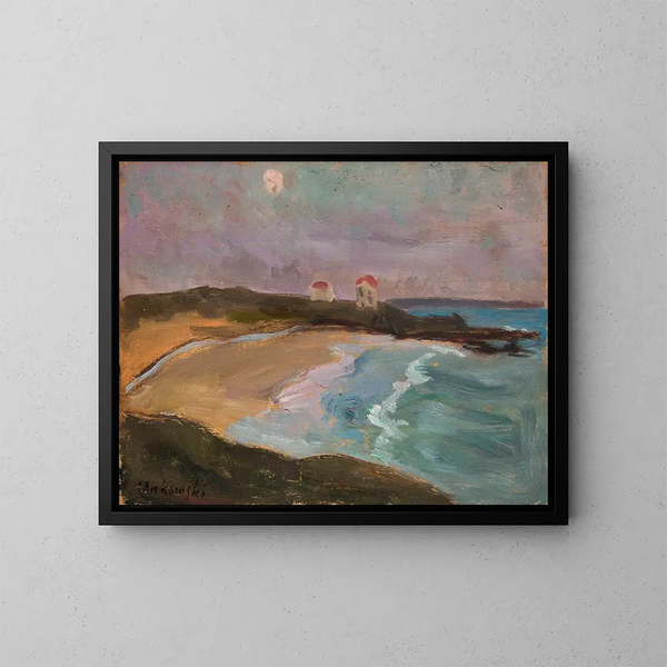 Côte maritime - Tadeusz Makowski — quadro incorniciato alla parete