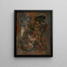 Studie eines Hundes Malina - Tadeusz Makowski — gerahmtes Bild an der Wand