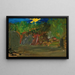 Sonne über einem Garten - Tadeusz Makowski — gerahmtes Bild an der Wand