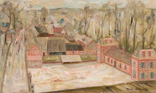 Tadeusz Makowski - View of a small town.webp