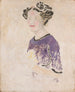 Donna in abito lilla - Tadeusz Makowski — vista dell’opera