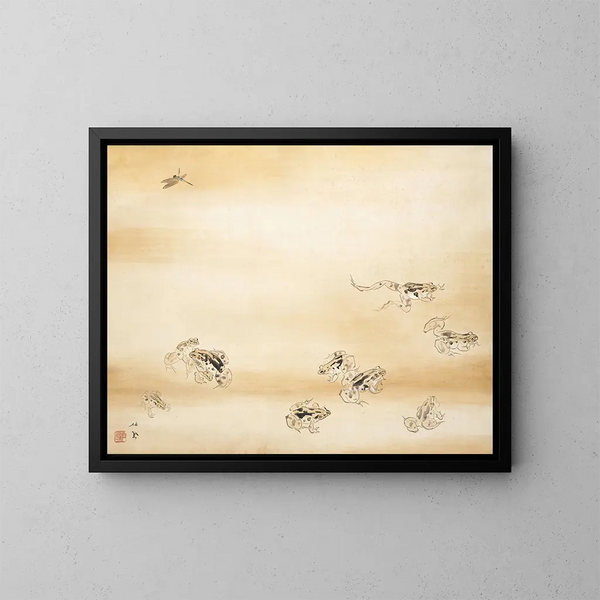 Eine schöne Tag während der Monsunzeit - Takeuchi Seihō — gerahmtes Bild an der Wand