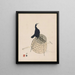 Cormorant on a Basket - Takeuchi Seihō — framed artwork on a wall