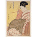 Riproduzione del dipinto Tamaya Uchi Komurasaki, Kôchô, Haruji (Komurasaki del Tamaya, Kôchô, Haruji) - Kitagawa Utamaro