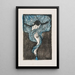 Melancholie - Tanaka Kyōkichi — gerahmtes Bild an der Wand