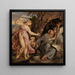 Tentation de saint Antoine - Gottlieb Schick — gerahmtes Bild an der Wand