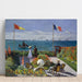Reproduktion des Gemäldes Terrasse an der Sainte-Adresse von Claude Monet