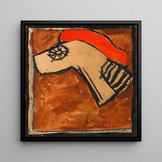 Tête d'un harnais de cheval - Egon Schiele