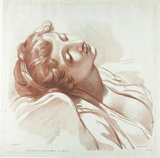Tête d'une jeune femme endormie - Jean-Baptiste Lucien